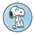 Japan Peanuts Hallmark Gold Sticker - Snoopy & Woodstock : Siblings - 3