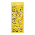 Japan Peanuts Hallmark Gold Sticker - Snoopy & Woodstock : Friends - 2