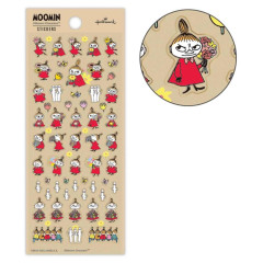 Japan Moomin Hallmark Gold Sticker - Hattifatteners & Little My
