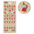 Japan Moomin Hallmark Gold Sticker - Hattifatteners & Little My - 1