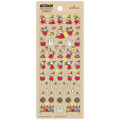 Japan Moomin Hallmark Gold Sticker - Hattifatteners & Little My - 2