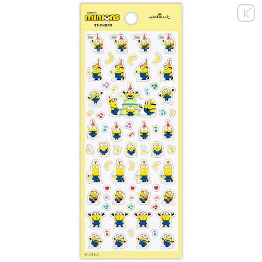 Japan Minions Hallmark Gold Sticker - Minions - 2
