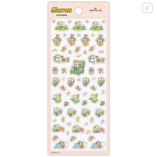 Japan Minions Hallmark Gold Sticker - Bob & Tim - 2