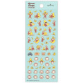 Japan Curious George Hallmark Gold Sticker - Yellow Hat - 2