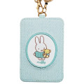Japan Miffy Pass Case Card Holder & Reel - Spring Bear - 2