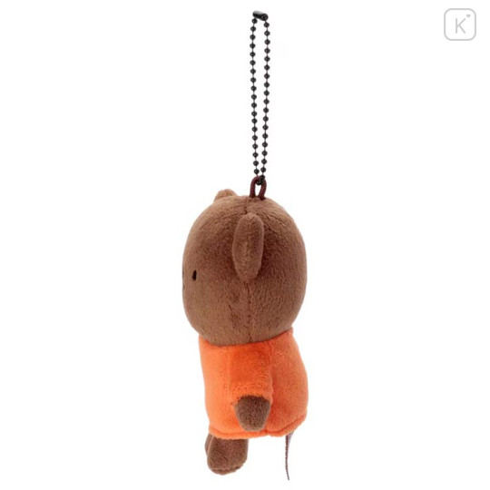 Japan Miffy Beans Collection Plush Keychain - Boris - 3