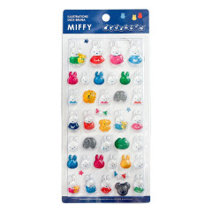 Japan Miffy Plump Gem Sticker - Navy