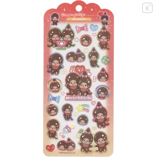 Japan Monchhichi Drop Jelly Sticker - Normal - 1