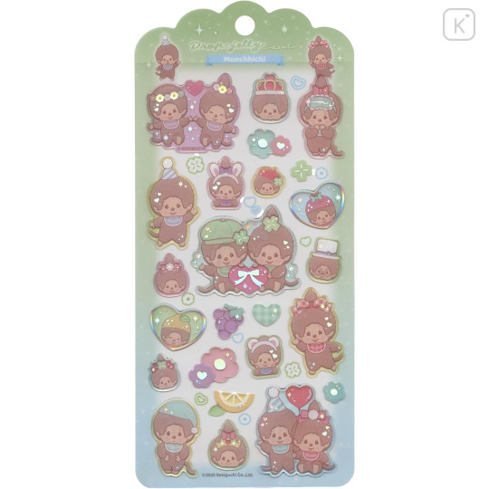 Japan Monchhichi Drop Jelly Sticker - Stylish - 1