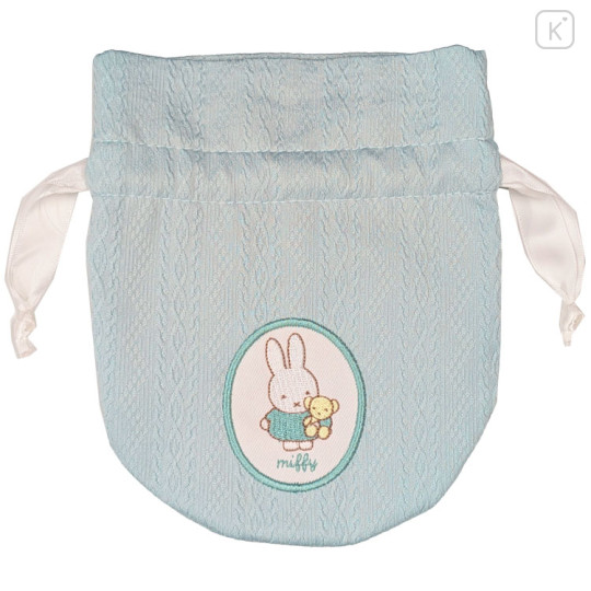Japan Miffy Drawstring Bag - Spring Knit Bear - 1