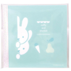 Japan Miffy Translucent Square Memo Pad - Sherbet Hiding