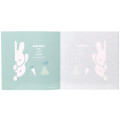 Japan Miffy Translucent Square Memo Pad - Sherbet Hiding - 2