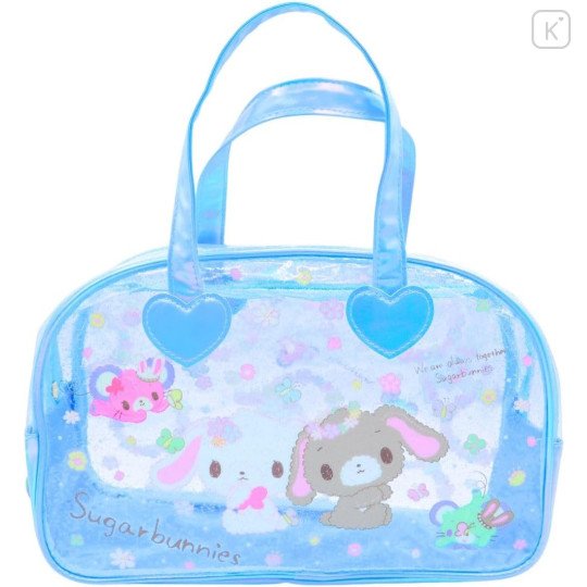 Japan Sanrio Clear Bag - Sugarbunnies : Blue - 1