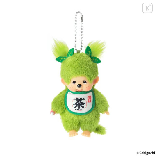 Japan Monchhichi Plush Keychain - Monchhichi-chan : Matcha - 1