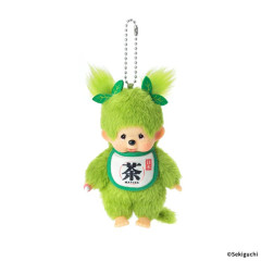 Japan Monchhichi Plush Keychain - Monchhichi-chan : Matcha