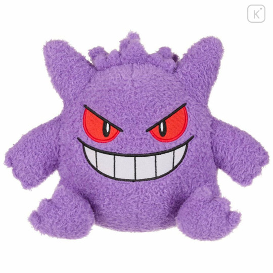 Japan Pokemon Mokomoko Petit Fluffy Plush Toy - Gengar - 1