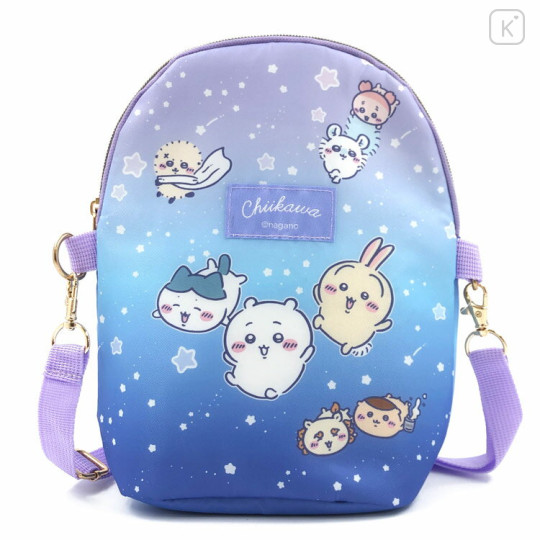 Japan Chiikawa Insulated Shoulder Crossbody Bag - Chiikawa & Hachiware & Usagi : Starry Sky - 1