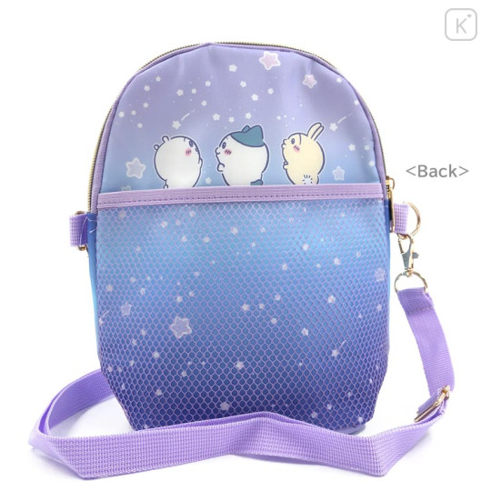 Japan Chiikawa Insulated Shoulder Crossbody Bag - Chiikawa & Hachiware & Usagi : Starry Sky - 2