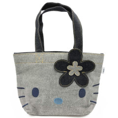Japan Sanrio Mini Tote Bag - Hello Kitty : Something Collaboration