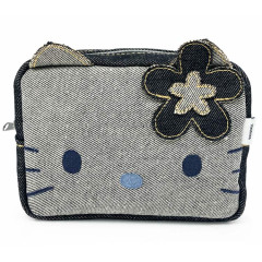 Japan Sanrio Cosmetic Pouch - Hello Kitty : Something Collaboration