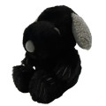 Japan Peanuts Fuwakuta Fluffy Plush Toy - Snoopy : Noir Black - 1