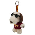 Japan Peanuts Mascot Plush Toy - Snoopy Joe Cool : College Style Red - 1