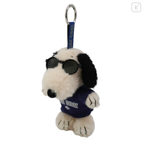 Japan Peanuts Mascot Plush Toy - Snoopy Joe Cool : College Style Navy - 1