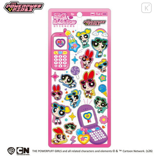 Japan The Powerpuff Girls Heisei Happy Phone Sticker - 1