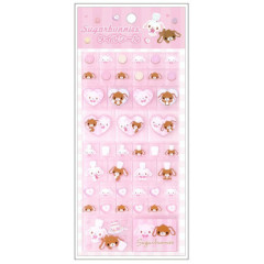 Japan Sanrio Tile Sticker - Sugarbunnies : Pink