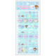 Japan Sanrio Tile Sticker - Sugarbunnies : Blue