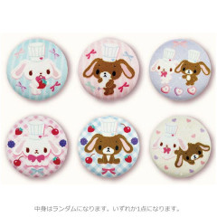 Japan Sanrio Secret Fluffy Can Badge - Sugarbunnies : Love Sweets Blind Box
