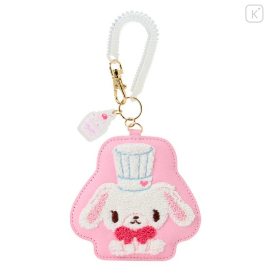 Japan Sanrio Die-cut Pass Case - Sugarbunnies Shirousa : Love Sweets - 1