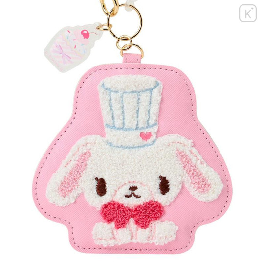 Japan Sanrio Die-cut Pass Case - Sugarbunnies Shirousa : Love Sweets - 2