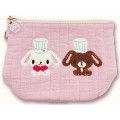 Japan Sanrio Round Bottom Pouch - Sugarbunnies : Love Sweets Pink - 1