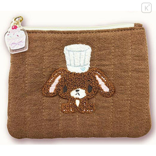 Japan Sanrio Tissue Pouch - Sugarbunnies Kurousa : Love Sweets Brown - 1