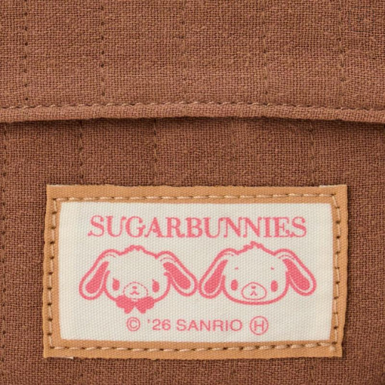 Japan Sanrio Tissue Pouch - Sugarbunnies Kurousa : Love Sweets Brown - 5