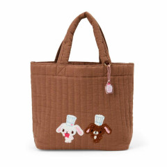 Japan Sanrio Tote Bag - Sugarbunnies : Love Sweets Brown