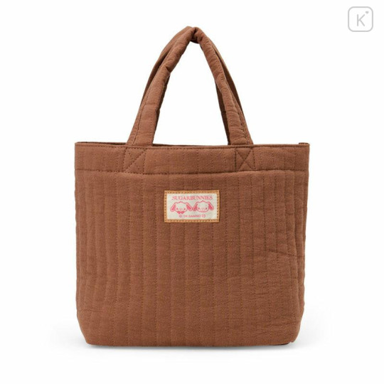 Japan Sanrio Tote Bag - Sugarbunnies : Love Sweets Brown - 2