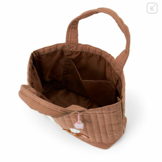 Japan Sanrio Tote Bag - Sugarbunnies : Love Sweets Brown - 3