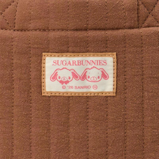 Japan Sanrio Tote Bag - Sugarbunnies : Love Sweets Brown - 6