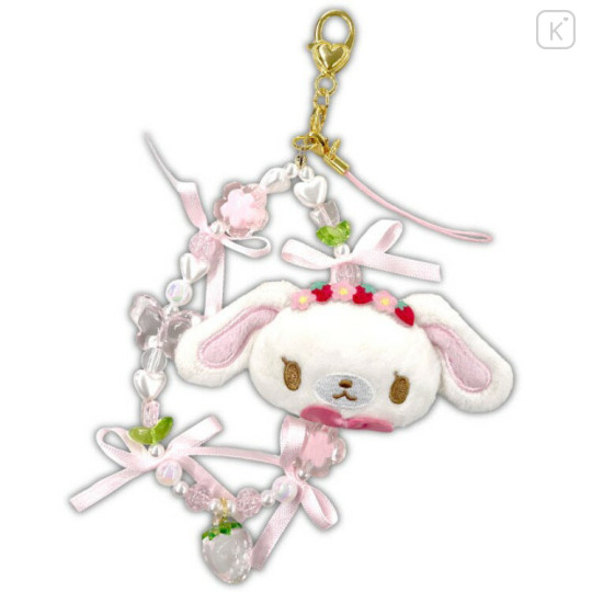 Japan Sanrio Plush Phone Strap - Sugarbunnies : Shirousa - 1