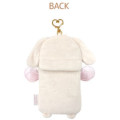 Japan Sanrio Fluffy Pass Case Card Holder - Sugarbunnies : Shirousa Strawberry Flower Fairy - 2