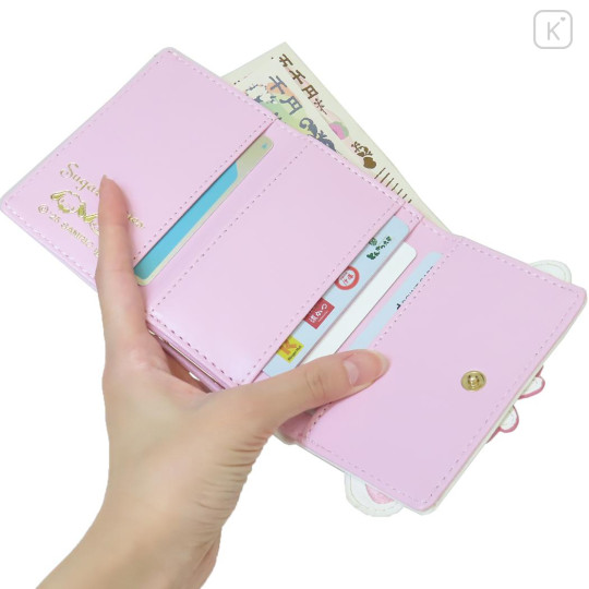 Japan Sanrio Clasp Trifold Wallet - Sugarbunnies : Shirousa - 3