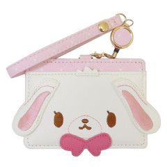 Japan Sanrio Pass Case Card Holder & Reel - Sugarbunnies : Shirousa