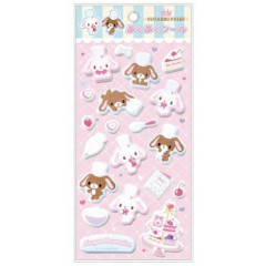Japan Sanrio Puffy Sticker - Sugarbunnies : Pink