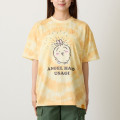 Japan Chiikawa Tie-dye T-shirt (L) - Usagi : Angel Halo Yellow - 4