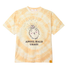 Japan Chiikawa Tie-dye T-shirt (M) - Usagi : Angel Halo Yellow