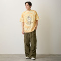 Japan Chiikawa Tie-dye T-shirt (M) - Usagi : Angel Halo Yellow - 7