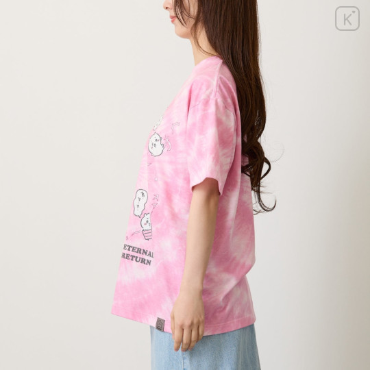 Japan Chiikawa Tie-dye T-shirt (M) - Chiikawa : Loop Pink - 5