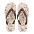Japan Chiikawa Beach Sandals 25-25.5cm - Chiikawa & Hachiware & Usagi : Water Gun Beige - 1